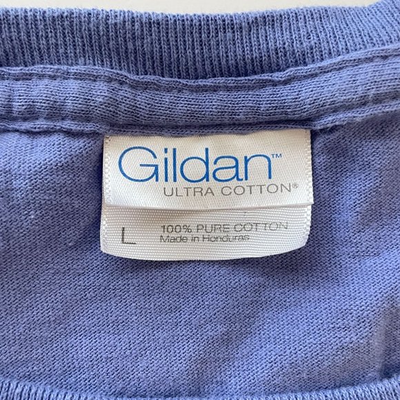 4/$25 Garden Chick TShirt Short Sleeve 2005 Earth Sun Moon Gildan Ultra Cotton - Picture 7 of 8